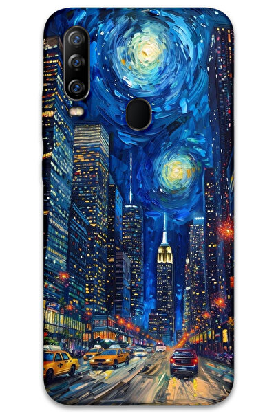 MRCİLETİSİM غطاء خلفي من جينرال موبايل GM 20 Pro Case HD Pattern مطبوع - Art Street