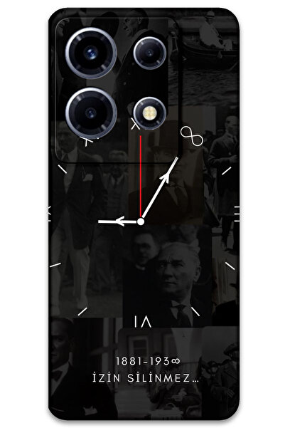 MRCİLETİSİM غطاء خلفي لهاتف انفينيكس نوت 30 VIP بنمط HD B مطبوع - أتاتورك 9-15