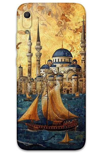 MRCİLETİSİM غطاء خلفي لهاتف هواوي Y6 2019 بنمط HD مطبوع - ييلنتيلي سوليماني