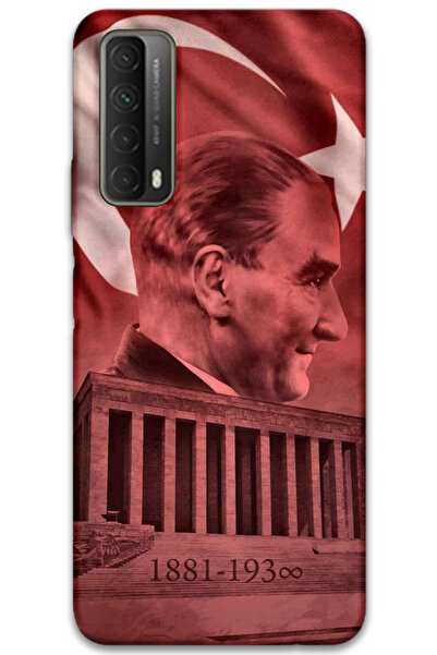 MRCİLETİSİM غطاء خلفي لهاتف هواوي بي سمارت 2021 بنمط HD مطبوع - أتاتورك أنامي...