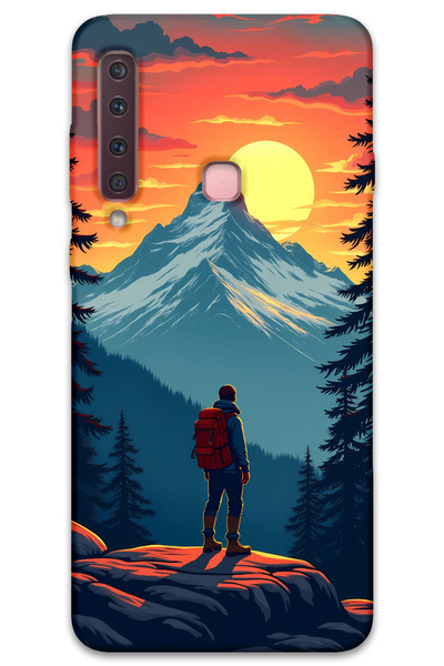 MRCİLETİSİM غطاء خلفي لهاتف سامسونج جالاكسي A9 2018 بنمط HD مطبوع - ايفرست