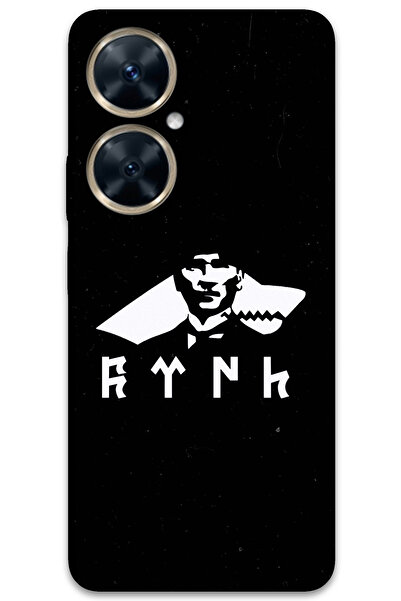 MRCİLETİSİM غطاء خلفي لهاتف هواوي نوفا 11i بنمط HD مطبوع - أتاتورك وولف