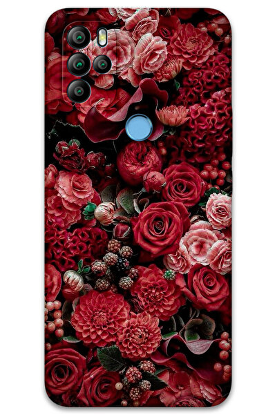 MRCİLETİSİM غطاء خلفي من جينرال موبايل GM 21 Pro Case HD Pattern مطبوع - الورود