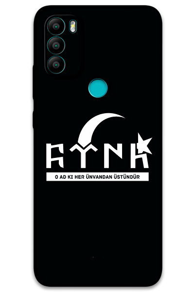 MRCİLETİSİM غطاء خلفي من جينرال موبايل GM 21 Plus بنمط HD مطبوع - تركي