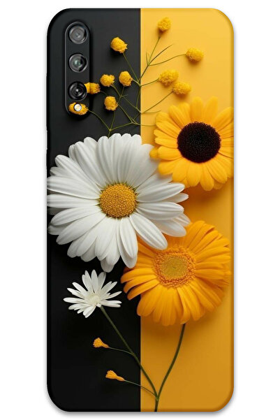 MRCİLETİSİM غطاء خلفي لهاتف هواوي P Smart S / Y8P بنمط HD مطبوع - ديزي