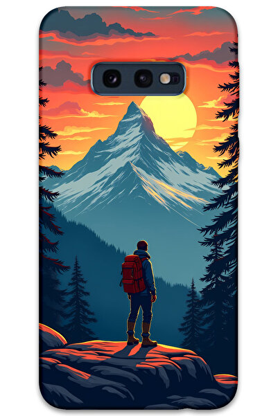 MRCİLETİSİM غطاء خلفي لهاتف سامسونج جالاكسي S10E بنمط HD مطبوع - ايفرست