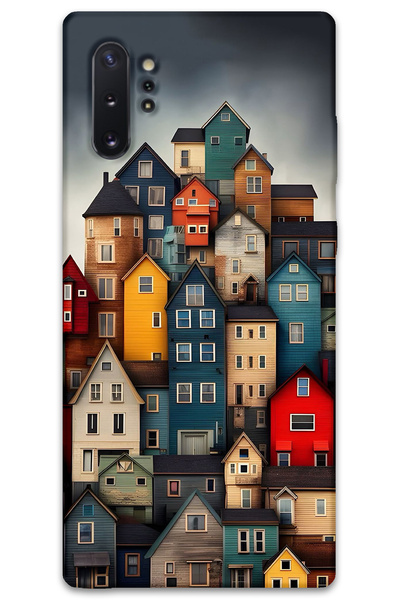 MRCİLETİSİM غطاء خلفي لهاتف سامسونج جالاكسي نوت 10 بلس بنمط HD مطبوع - منازل ...