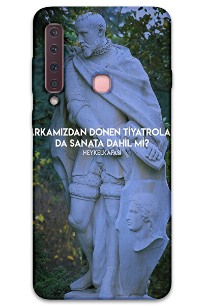 MRCİLETİSİM غطاء خلفي لهاتف سامسونج جالاكسي A9 2018 بنمط HD مطبوع - مسرح دوار