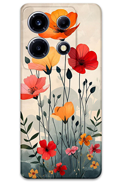 MRCİLETİSİM غطاء خلفي لهاتف انفينيكس نوت 30 في اي بي اتش دي نمط بي مطبوع - توليب