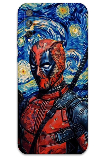 MRCİLETİSİM غطاء خلفي لهاتف هواوي P Smart S / Y8P بنمط HD مطبوع - ديدبول