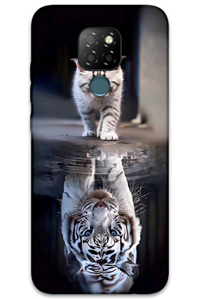 MRCİLETİSİM غطاء خلفي من جينرال موبايل GM 20 Case HD Pattern مطبوع - عاكس للقطط