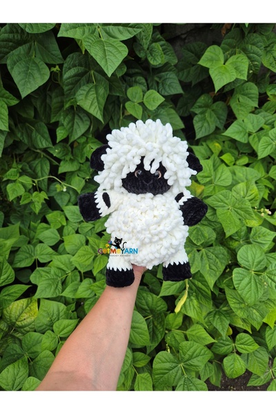 OEM Woolsy, oaia medie – Jucărie de pluș croșetată manual | Cadou Amigurumi m...