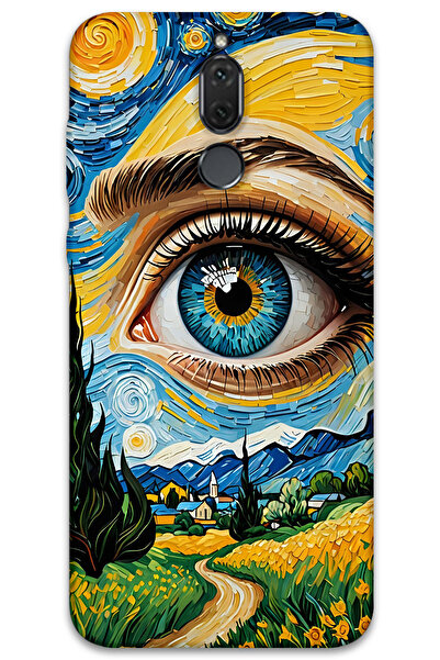 MRCİLETİSİM غطاء خلفي لهاتف هواوي ميت 10 لايت بنمط HD مطبوع - آرت جي