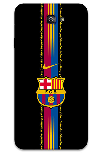 MRCİLETİSİM غطاء خلفي لهاتف سامسونج جالاكسي J7 برايم HD Pattern مطبوع - برشلونة