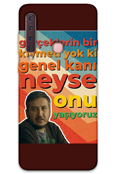 MRCİLETİSİM غطاء خلفي لهاتف سامسونج جالاكسي A9 2018 بنمط HD مطبوع - جنرال كاني