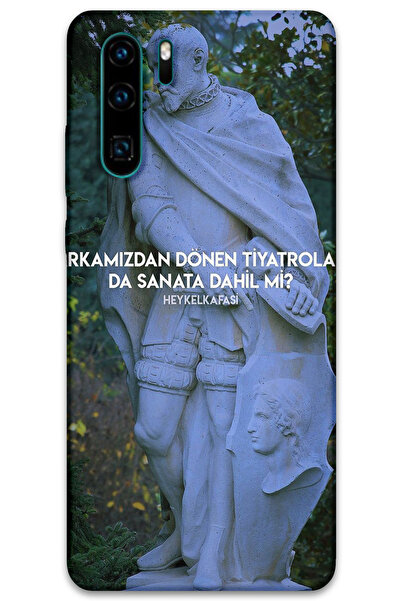 MRCİLETİSİM غطاء خلفي لهاتف هواوي P30 Pro بنمط HD مطبوع - مسرح دوار