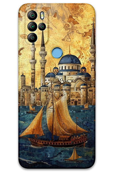 MRCİLETİSİM غطاء خلفي من جينرال موبايل GM 21 Pro Case HD Pattern مطبوع - Yelk...