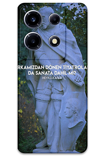 MRCİLETİSİM غطاء خلفي لهاتف Infinix Note 30 VIP بنمط HD B مطبوع - مسرح دوار