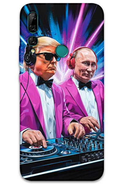 MRCİLETİSİM غطاء خلفي لهاتف هواوي Y9 برايم 2019 بنمط HD مطبوع - دي جي ترامب ب...