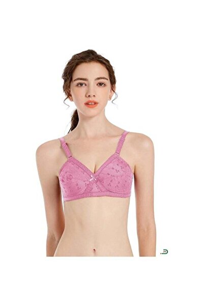 Sky Shine Dhabeena Lace Underwire Bra - Size 38B - Rose