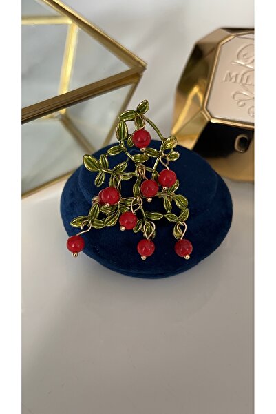 SU PERİSİ TAKI BİJUTERİ GOLD KİKONA ÇİÇEĞİ (YILBAŞI) BROŞ