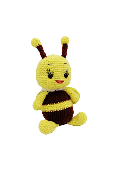 BUNILU Jucarie de plus Albinuta crosetata manual Mia, Multicolor