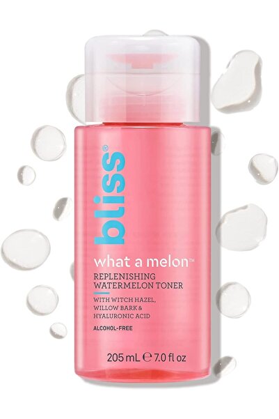 Bliss Watt-A-Melon Alcohol-Free Watermelon Toner with Willow Bark & Hyaluronic Acid, 205 ml
