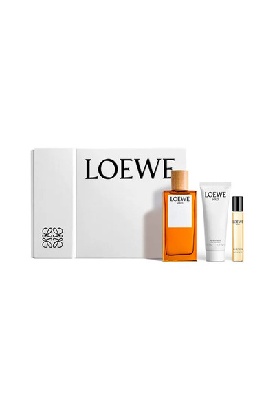 Loewe Solo Eau Toilette 100ml Balsamo Despues Del Afeitado 75ml Spray 10ml