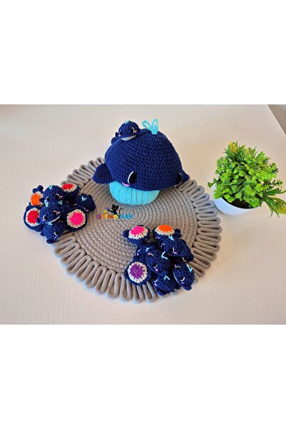 OEM Joc de memorie cu balene – Jucării educative de pluș lucrate manual | Joc...