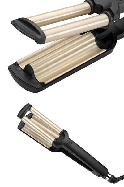 lowell home Hair Styler Wag Tongs Water Wave Curling Iron Suitable for All Hair Types - Loho9017-4950