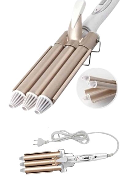 lowell home Wag Maşa New Generation High Heat Adjustable Ceramic Coated Hair Styler Nature - Loho3633-684