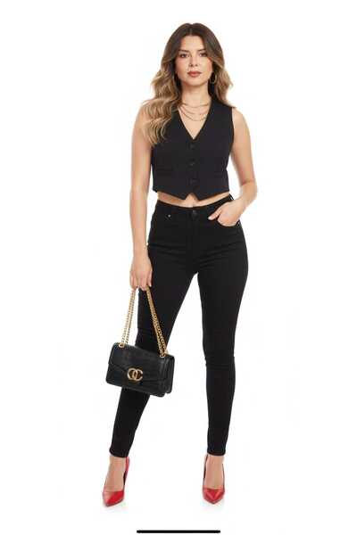 Trn JNS Star Black Skinny Extra Comfortable Skinny Jeans
