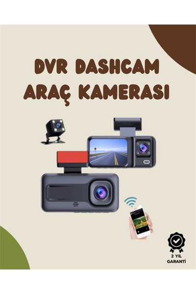 CT STONES كاميرا داش كام احترافية مزودة بـ 3 كاميرات لسلامة غير منقطعة أثناء ...