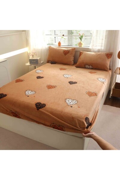 CumparaMisim Cocolino fluffy elastic cover, 180x200cm and 2 pillowcases 50x70cm