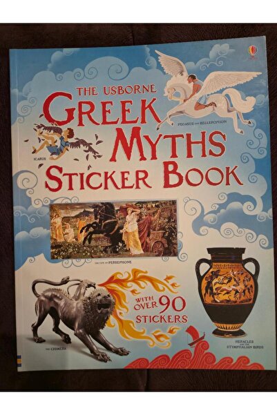 Usborne Publishing Ltd Greek Myths Sticker Book Usborne Greek Myths Sticker Book
