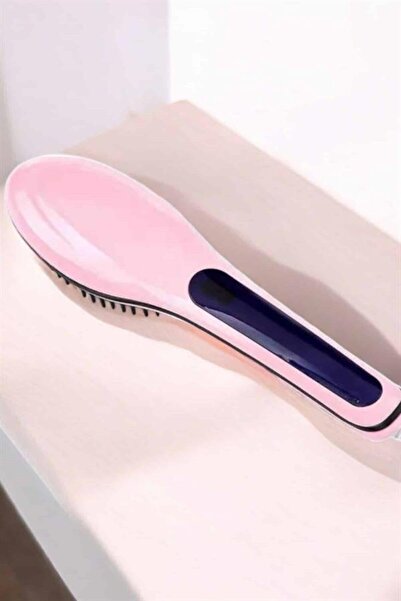 Khayra Hair Straightener Comb Heat Adjustable Anti-Frizz Straightening Blow Dryer Comb - Eszaoc9999-3