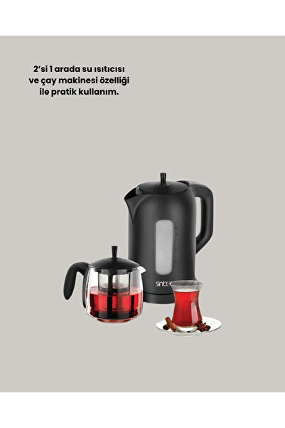 toyigoo Electric Tea Maker with Glass Teapot and 20 Cup Capacity - Tygo5147-6465