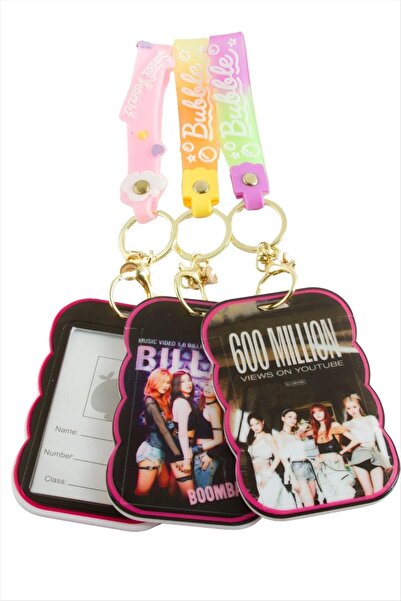 Marsilyan Rectangular Card Holder Silicone Keychain