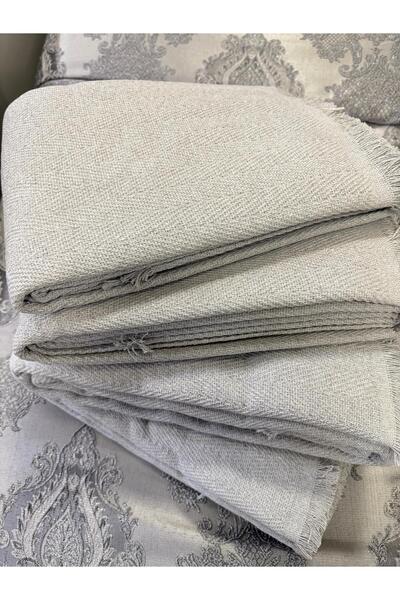 ŞENER HOME Modern Cotton Multi-Purpose Throw Blanket & Sofa & Sofa Bed Cover & Couch Set & Armchair Cover (3.3.1.1)