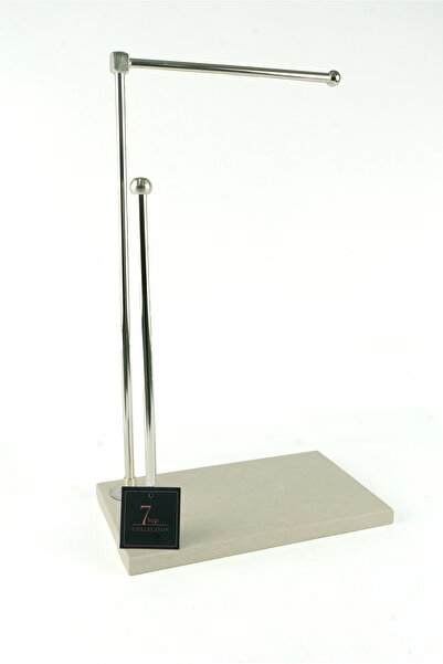 7SEPCOLLECTİON Marble Quartz 2-Piece Towel Rail