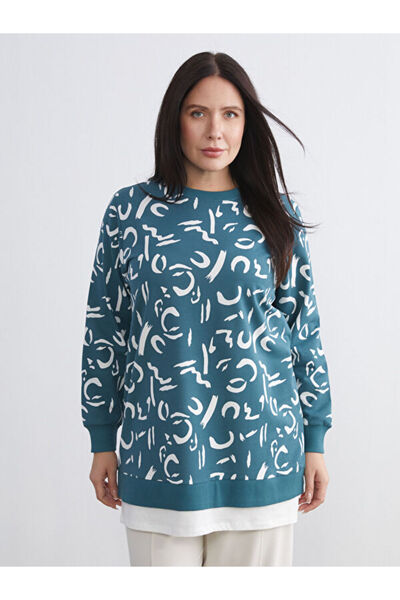 LC Waikiki Γυναικείο φούτερ τουνίκ με λαιμόκοψη