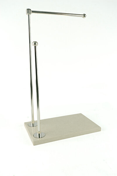 7SEPCOLLECTİON Marble Quartz 2-Piece Towel Rail