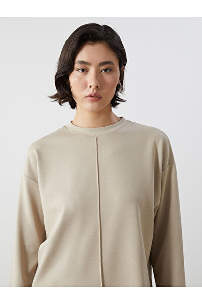 LC Waikiki طاقم الرقبة عادي البلوز المرأة المعتاد