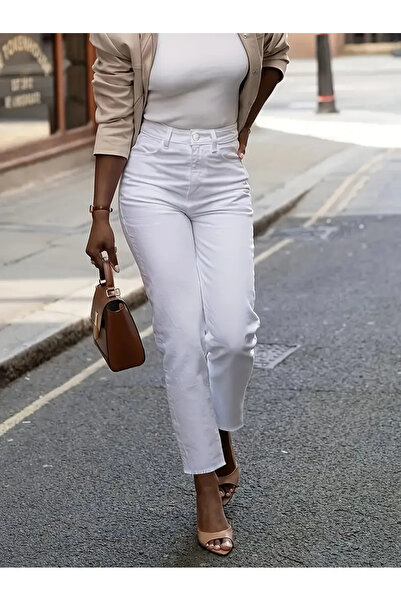 beeke Layal Monera Mom Boyfriend Jeans Denim Pants