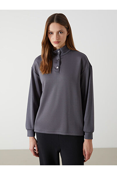 LC Waikiki Women's Stand Collar Sweatshirt