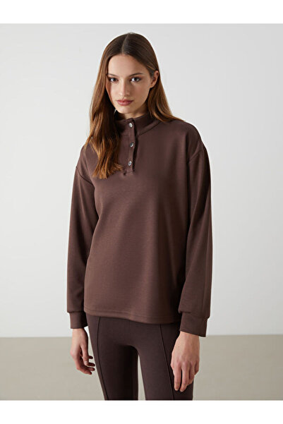 LC Waikiki Women's Stand Collar Sweatshirt