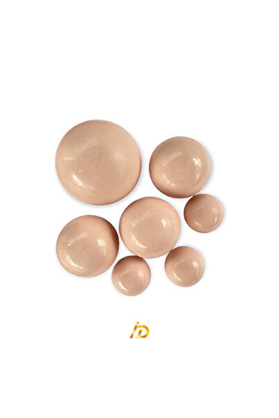Ingrediente Dulci 2G Impex – Chocolate Sphere Set – Nude Decor (Cream) (#5579) – 7 pcs.