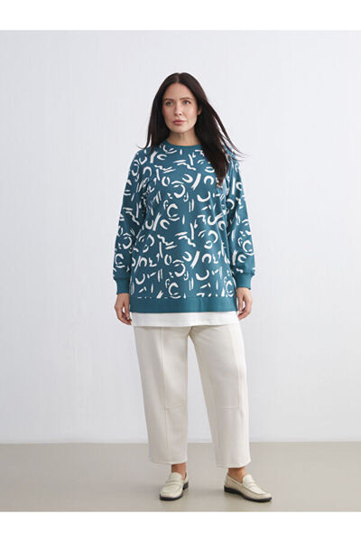 LC Waikiki Γυναικείο φούτερ τουνίκ με λαιμόκοψη