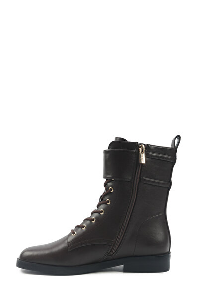 Nine West OPRAH 5PR Καφέ Γυναικείες Flat Μπότες