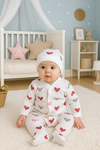babynow طقم ملابس للأطفال من بيبي نوفا كارد مطبوع مكون من 3 قطع
